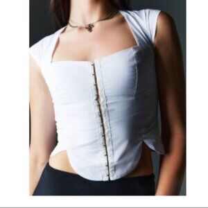 silence + noise Hook & Eye Blouse